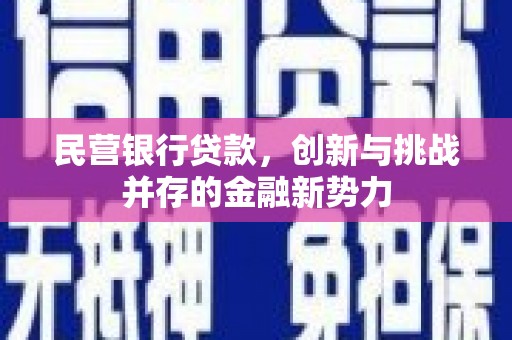 福兴民营银行贷款，创新与挑战并存的金融新势力