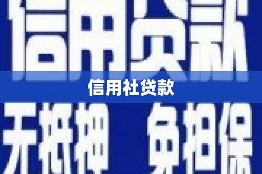 那曲信用社贷款