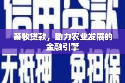 花地玛堂区畜牧贷款，助力农业发展的金融引擎