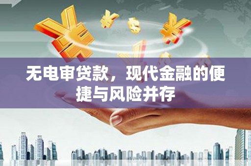 安阳无电审贷款，现代金融的便捷与风险并存