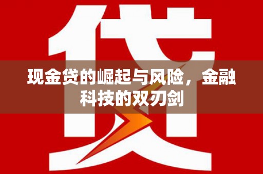 呼玛现金贷的崛起与风险，金融科技的双刃剑
