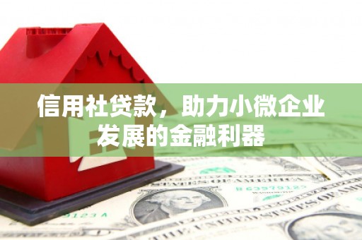 五营信用社贷款，助力小微企业发展的金融利器