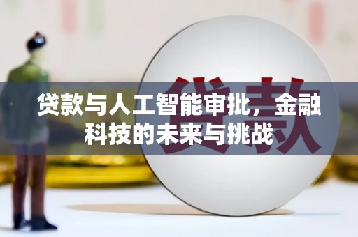 阿莲贷款与人工智能审批，金融科技的未来与挑战