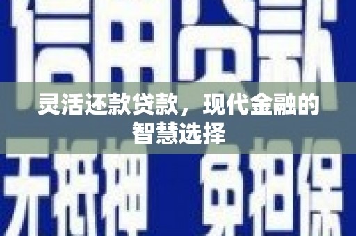洛扎灵活还款贷款，现代金融的智慧选择