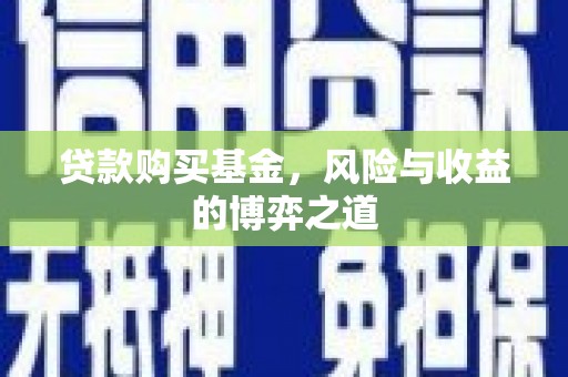 峨边贷款购买基金，风险与收益的博弈之道