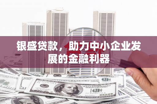 南投市银盛贷款，助力中小企业发展的金融利器