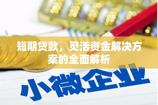 连云港短期贷款，灵活资金解决方案的全面解析