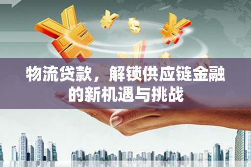 元朗物流贷款，解锁供应链金融的新机遇与挑战