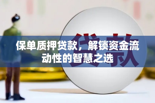滨海保单质押贷款，解锁资金流动性的智慧之选